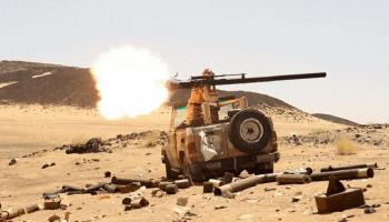 دورية للجيش تقصف مواقع الحوثي بمأرب - أرشيفية