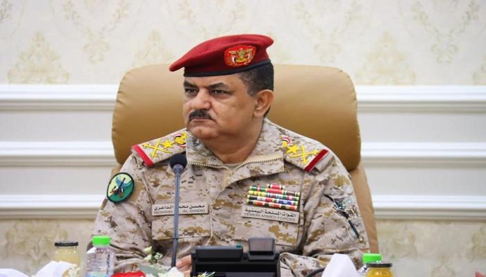 وزير الدفاع اليمني الفريق محسن الداعري