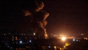 ضربات إسرائيلية ليلية على غزة - أرشيفية