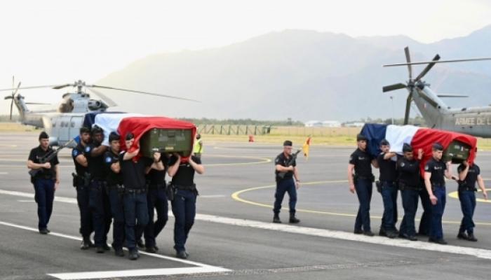 Hommage à Istres aux gendarmes tués en Nouvelle-Calédonie