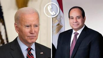 السيسي وبايدن جمعهما اتصال هاتفي