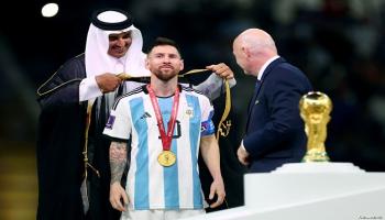 ظهور ميسي بالبشت في كأس العالم 2022