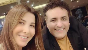 نانسي عجرم رفقة الملحن محمد رحيم