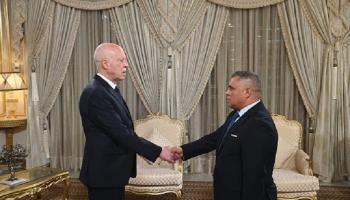 الرئيس التونسي ووزير الداخلية الجديد