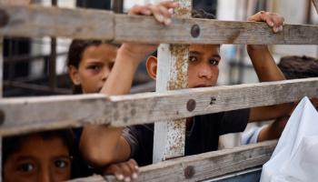 أطفال فلسطينيون في غزة - رويترز