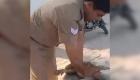 ببینید | احیای قلبی میمون توسط پلیس هندی