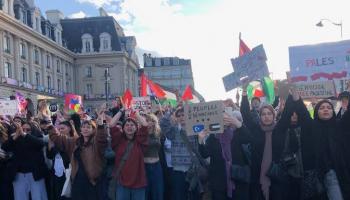 Vidéo - France : À Rennes, des centaines de personnes ont manifesté en soutien à Gaza
