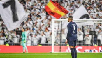 كيليان مبابي في ملعب ريال مدريد