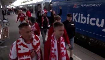Euro 2024 : Afflux de supporters polonais à Hambourg (Vidéo)