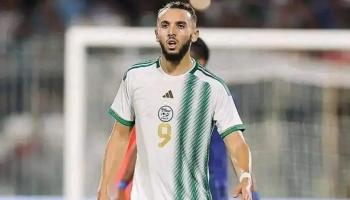 أمين غويري مهاجم منتخب الجزائر