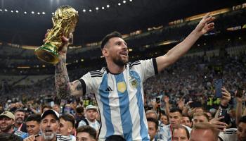 ليونيل ميسي بطل كأس العالم 2022