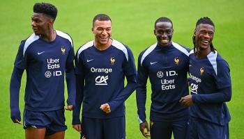 نجوم ريال مدريد الفرنسيون كامافينغا وتشواميني ومبابي