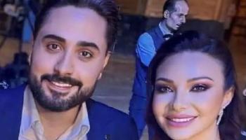 نادين تحسين بيك والفنان إياد عيسى
