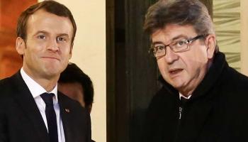 Emmanuel Macron et Jean-Luc Mélenchon