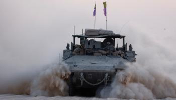  دبابة إسرائيلية على حدود غزة