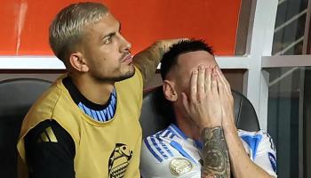 بكاء ليونيل ميسي في كوبا أمريكا