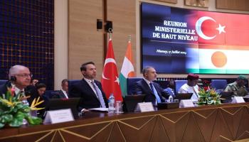 جانب من اجتماع ثنائي بين وزراء أتراك ونظرائهم بالنيجر