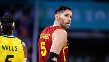 رودي فرنانديز قائد منتخب إسبانيا لكرة السلة