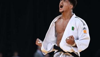 Le judoka algérien Dris Messaoudi 