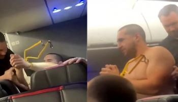 لحظة توقيف الراكب