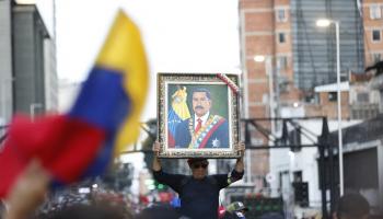 مظاهرات مؤيدة لمادورو في فنزويلا - أ.ف.ب