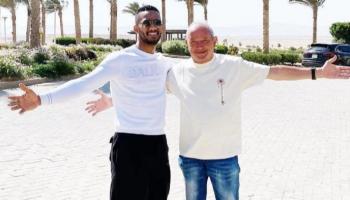 محمد رمضان ونجيب ساويرس