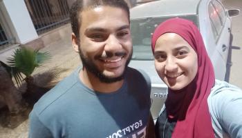 الباحثة المصرية ريم حامد وأخوها