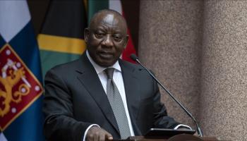 Le président sud-africain Cyril Ramaphosa