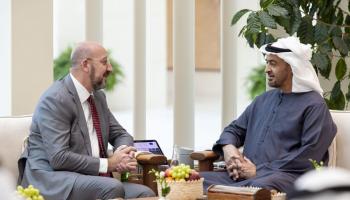 الشيخ محمد بن زايد آل نهيان وشارل ميشيل