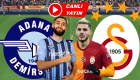 Adana Demirspor Galatasaray maçı canlı izle şifresiz yayın GS Adana 