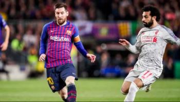 محمد صلاح وليونيل ميسي