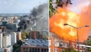 Incendie dans un immeuble près de la Porte d'Ivry à Paris (VIDÉO)