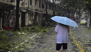 Shanghai frappée par des inondations après la tempête tropicale Pulasan