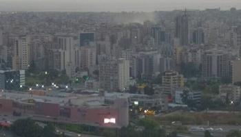 منظر عام لبيروت بعد الغارة الإسرائيلية التي استهدفت قياديا في حزب الله