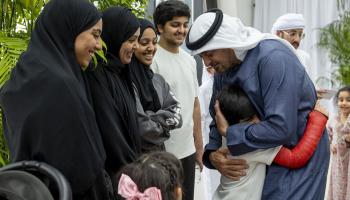 محمد بن زايد يزور المستشفى الوطني للأطفال في واشنطن (صور وفيديو)