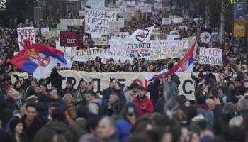 En Serbie, la mobilisation contre la corruption perdure après la tragédie de la gare de Novi Sad