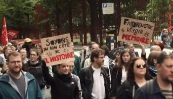 Manifestations féministes en France contre la montée de l'extrême droite