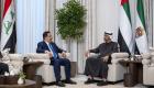 محمد بن زايد ورئيس وزراء العراق يبحثان علاقات البلدين والتطورات الإقليمية