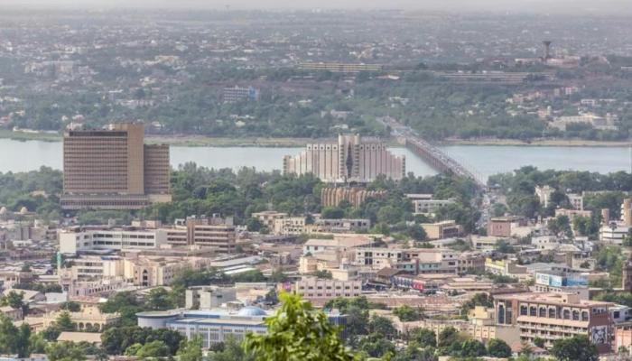 منظر جوي لمدينة باماكو في مالي