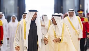 الشيخ محمد بن زايد آل نهيان وأمير دولة الكويت
