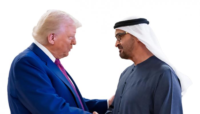 محمد بن زايد آل نهيان ودونالد ترامب
