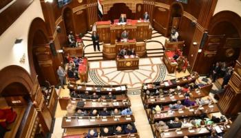 جلسة سابقة لمجلس الشيوخ المصري 