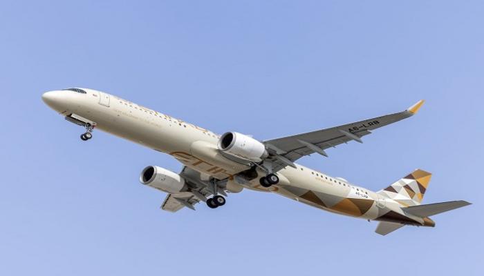 طائرة تابعة لطيران الاتحاد