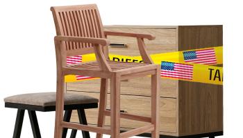 رسوم أمريكية على الخشب والأثاث