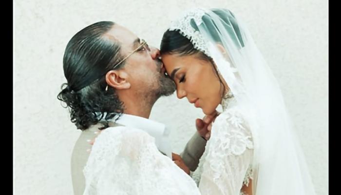 هادي الباجوري يعقد قرانه على هايدي خالد