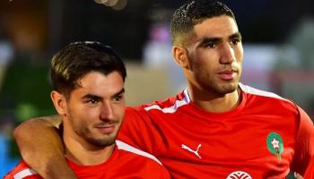 دياز وحكيمي في منتخب المغرب