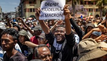 مظاهرة في مدغشقر مناهضة للرئيس المعزول راجولينا 