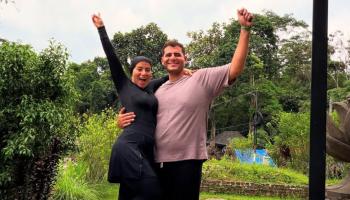 دينا هشام وزوجها