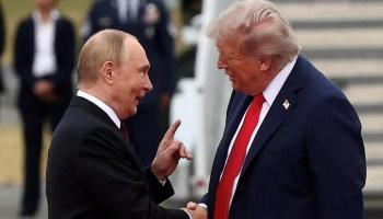 ترامب وبوتين في لقاء سابق