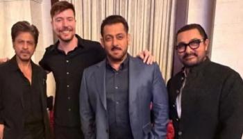 مستر بيست وشاروخان وسلمان خان وعامر خان